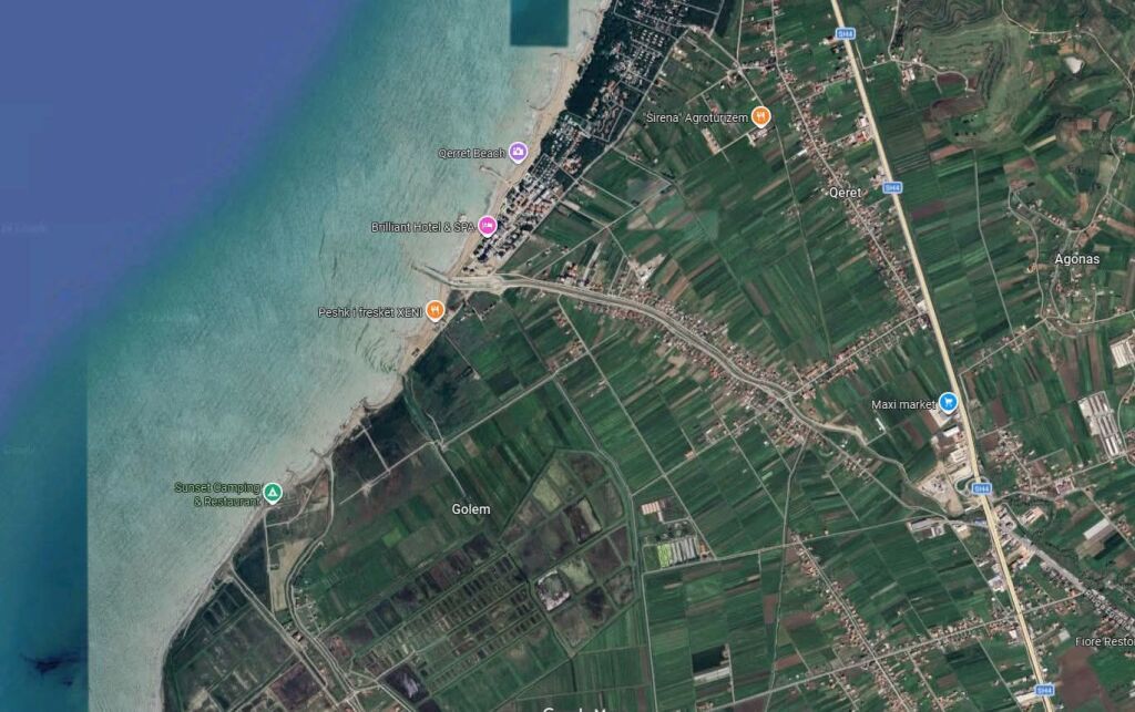 SHITET TOKE 1000 M2 -  PRANE PLAZHIT QERRET