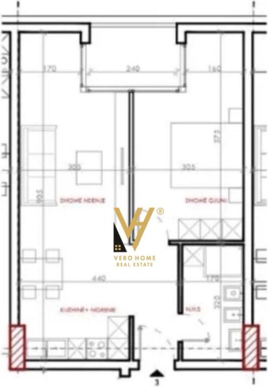 SHITET APARTAMENT 1+1+BLK NE ASTIR 86.000 EURO