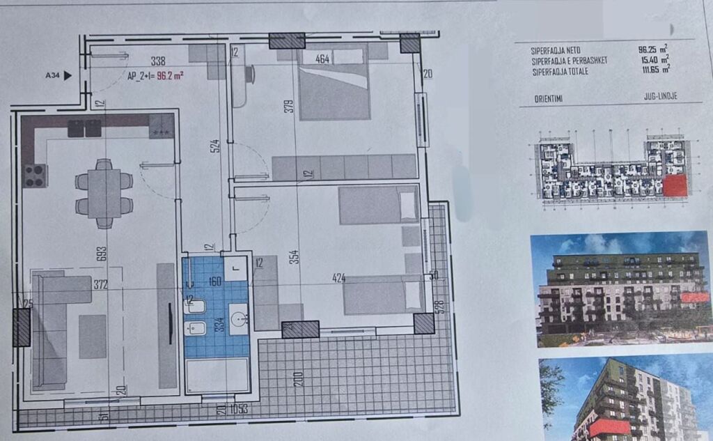 SHITEN APARTAMENTE 2+1 NË ZONEN E KAMZES