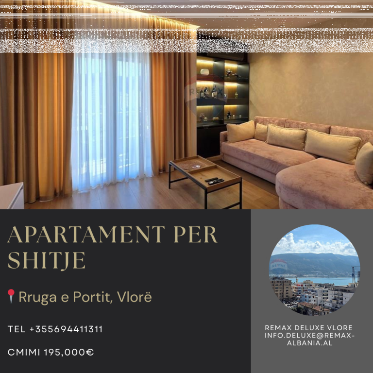 Appartamento Premium 1+1 in Vendita a Vlore – Skele 🌟