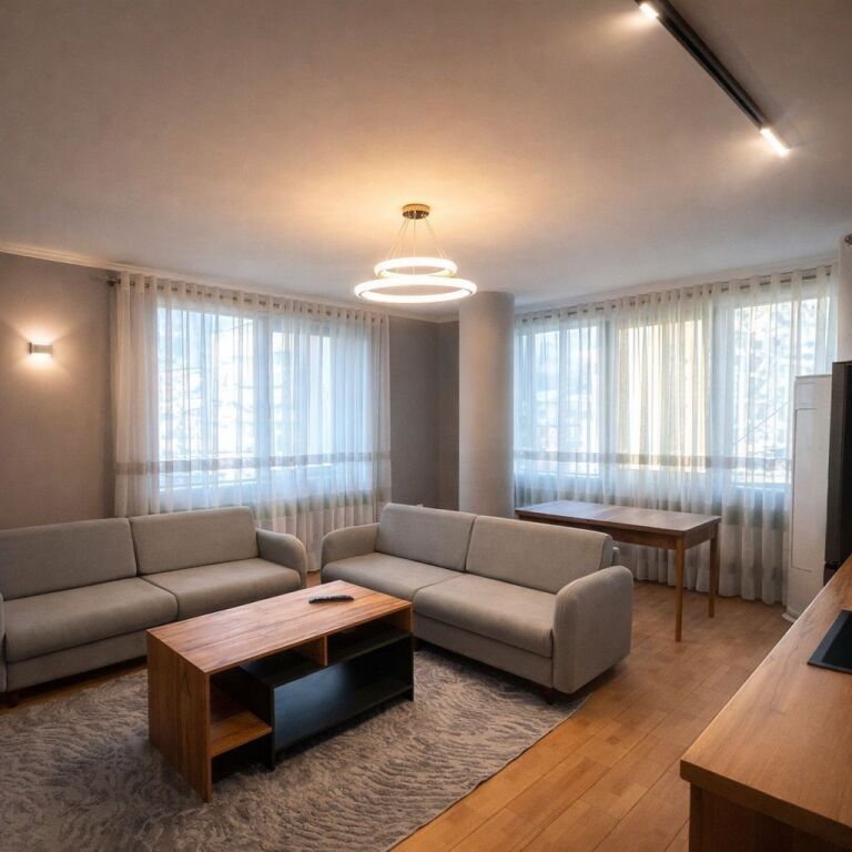 APPARTAMENTO IN AFFITTO 2+1+BALCONE A PAZAR I RI, VICINO A BKT 800 EURO