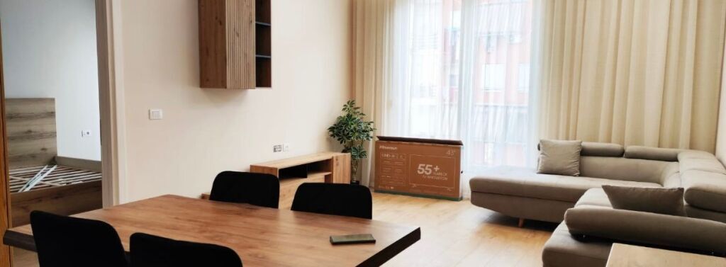 Apartament 1+1 me qira tek Stacioni i Trenit