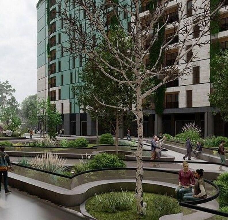 Shitet apartament 2+1 + 2 tualete RiverSide Residence