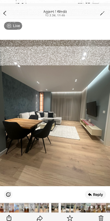 1+1,furnished for the first time,red school,700 thousand lek