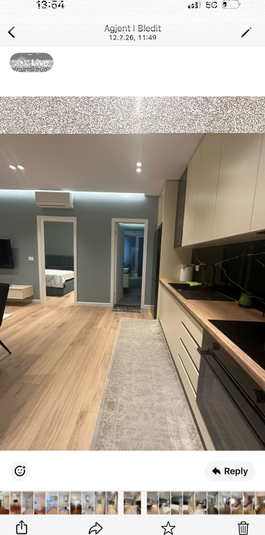 1+1,furnished for the first time,red school,700 thousand lek