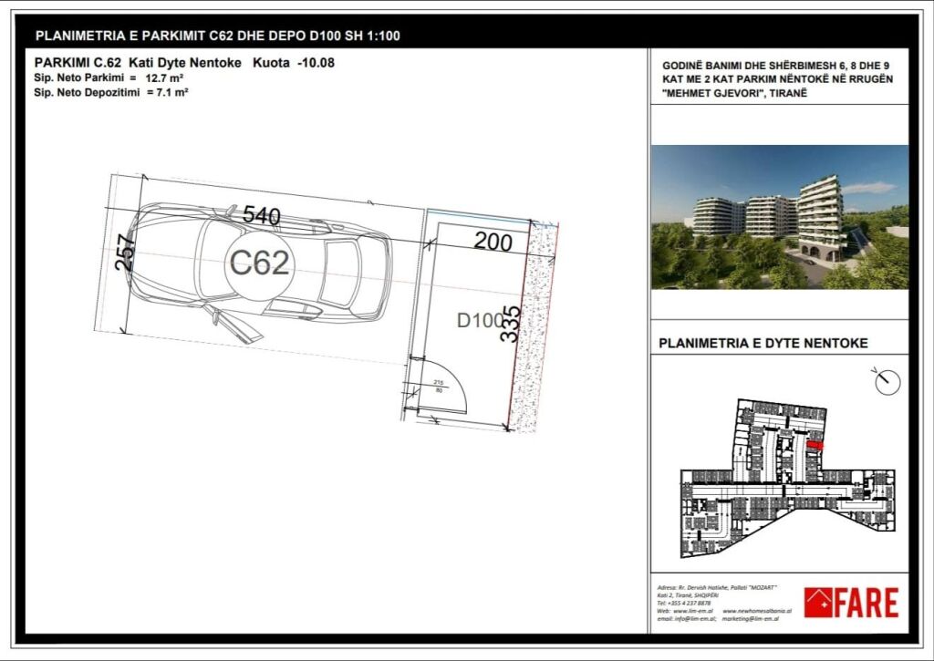 Posti Auto in Vendita – Aluna Residence