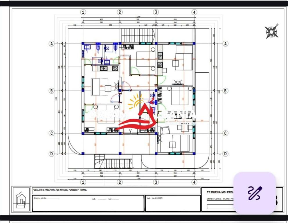 Jepet me qera godine 2 kateshe tek Casa Italia prane Hotel Mercure (ID 4251439)