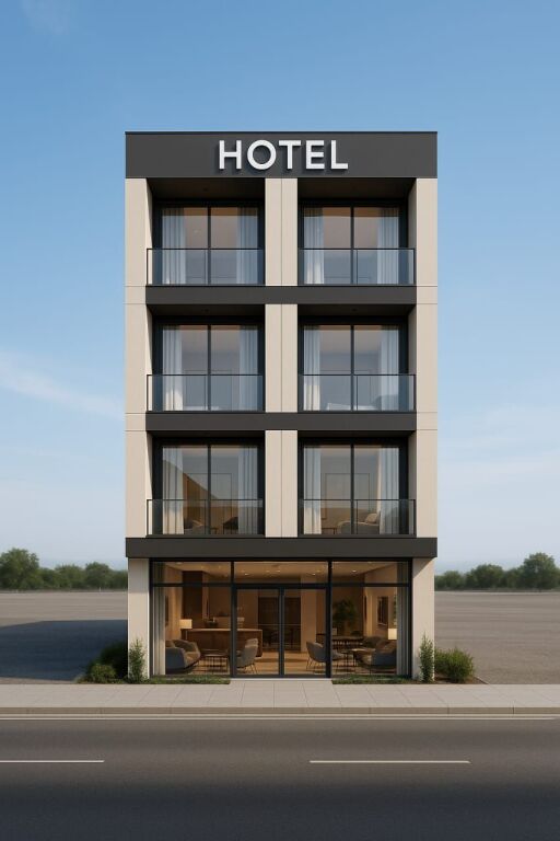 VENDESI EDIFICIO DI 4 PIANI, A XHAMLLIK, SUL LATO DELLA STRADA