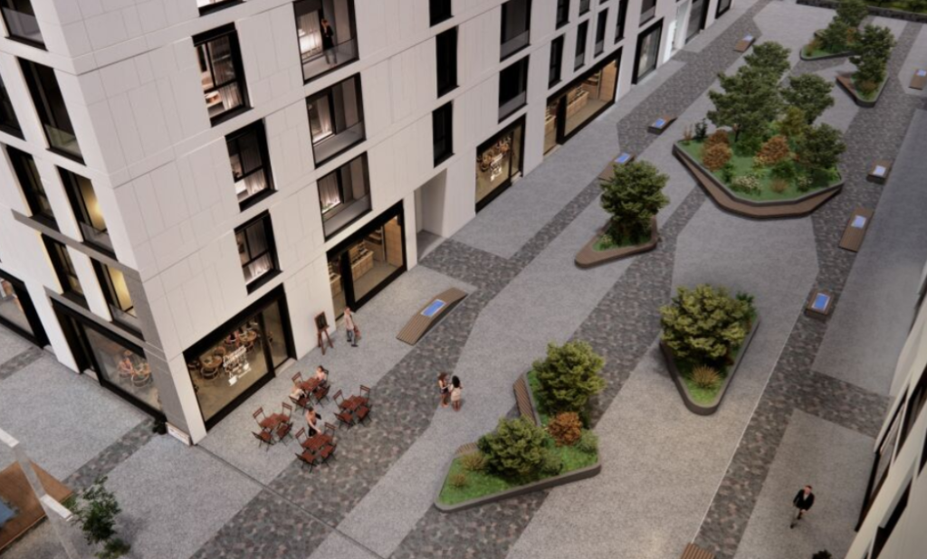 Shitet apartament 2+1 tek Akses Tirana    