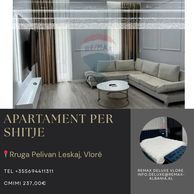 🏡 Apartment 2+1 for Sale in Skele, Vlorë