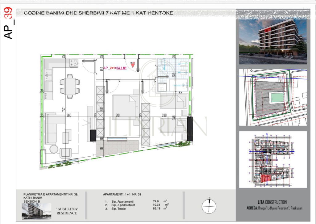 Apartament 2+1 per shitje!PASKUQAN