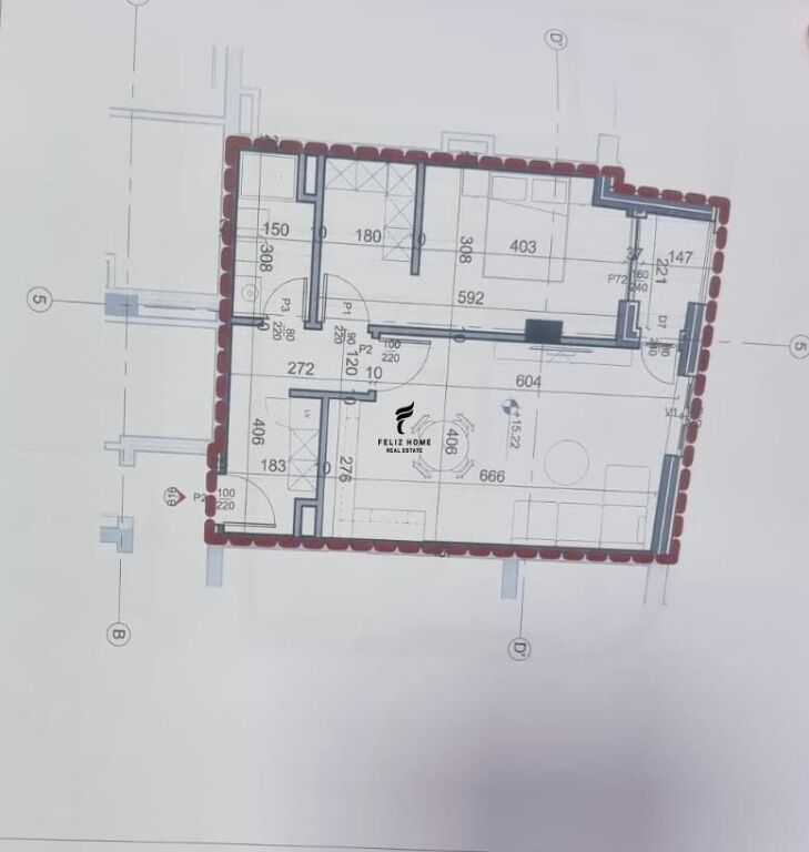 IN VENDITA APPARTAMENTO 1+1 EX CAMPO DI AVIAZIONE 18.320.000 LEKE FH-58888