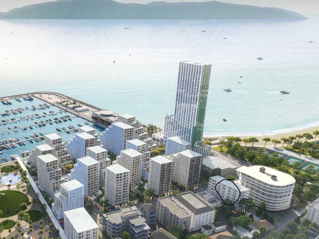 SHITET APARTAMENT 1+1 ME PAMJE NE DET TEK VLORA MARINA,SE BASHKU ME POST PARKIM ! 276,000 €