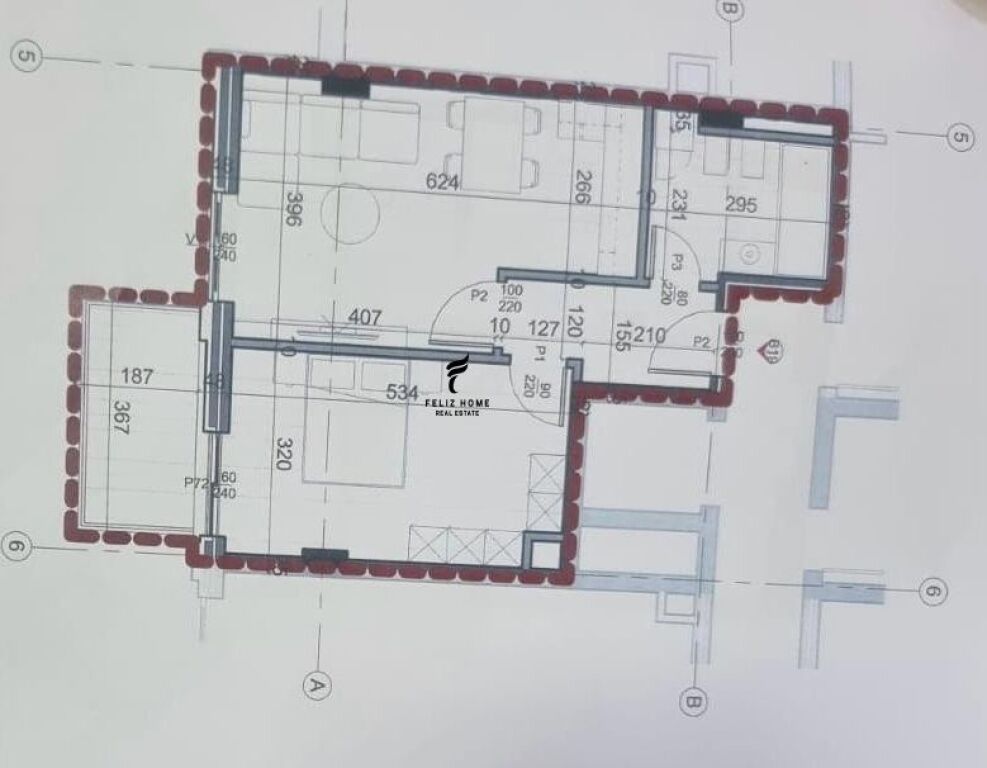 IN VENDITA APPARTAMENTO 1+1 EX CAMPO DI AVIAZIONE 17.510.000 LEKE FH-58900