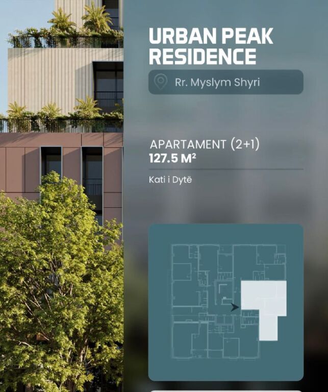 Appartamenti in vendita a Urban Peak nel Centro, Myslym Shyri