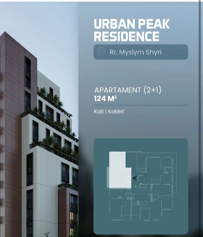 Appartamenti in vendita a Urban Peak nel Centro, Myslym Shyri