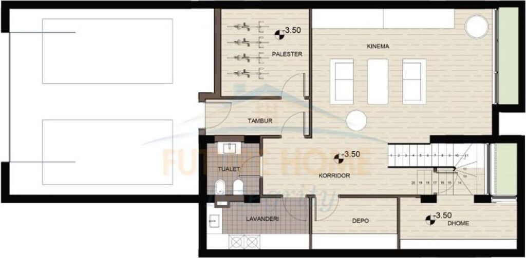 Shitet, Vilë 4-Katëshe, Perla Gardens Residence, Mjull-Bathore, Tiranë.