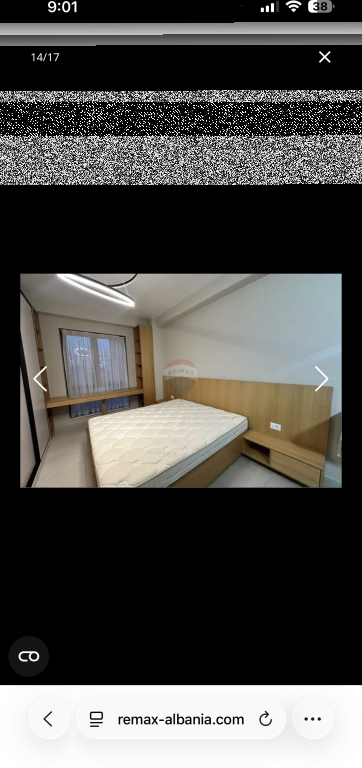 Apartament 1+1 me qera 21 Dhjetori Kontakti Jepet apartament 1+1 me qera tek 21 Dhjetori Kompleksi Kontakt. Organizohet nga 1 ambient ndenje dhe gatimi bashke,1 dhome gjumi,1 tualet dhe 1 ballkon. Apartamenti ndodhet ne katin e 4 te nje pallati te mireadministruar me ashensor. Apartamenti lirohet me 15 Mars. Per me shume informacione na kontaktoni.