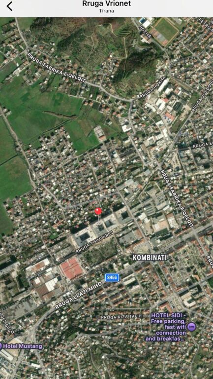 Jepet me qira 2+1 bosh me parkim Kombinat 420 mije leke