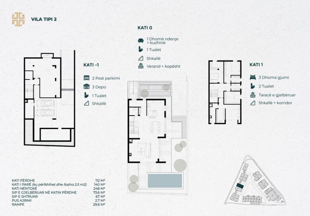 🏡SHITET VILË LUKSOZE ME PISHINË