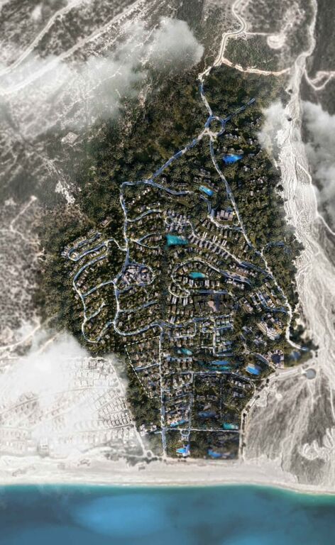 Vila më SPEKTAKOLARE Twin në 📍Green Coast II ÇA BËHET??? 331m² Ndërtim &amp; 340m² Truall - Me PISHINË 🔵 &amp; Pamje nga Deti 1.223.000 € 🌊✨️