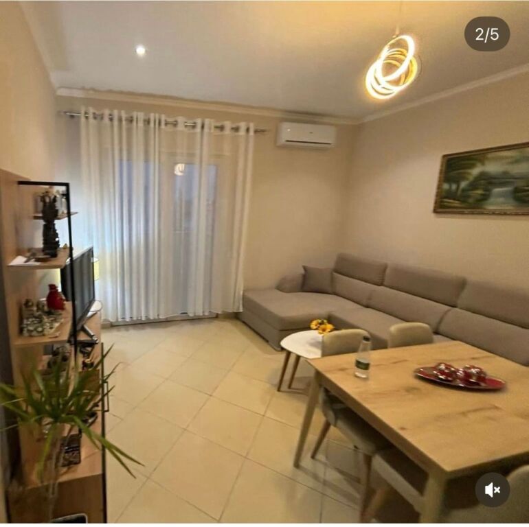 1+1,furnished at Tibo opposite Delijorgji, 650 thousand lek