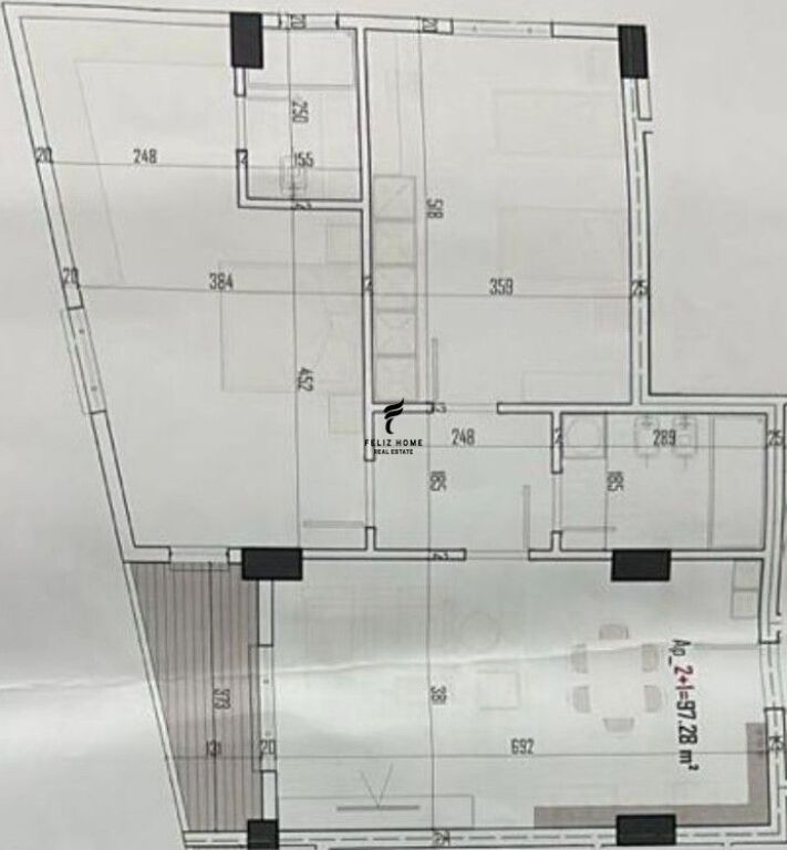 SHITET APARTAMENT 2+1+2 PASKUQAN 110.000 EURO FH-59046