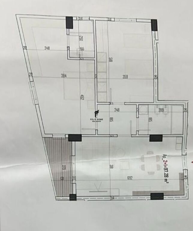 SHITET APARTAMENT 2+1+2 PASKUQAN 110.000 EURO FH-59046