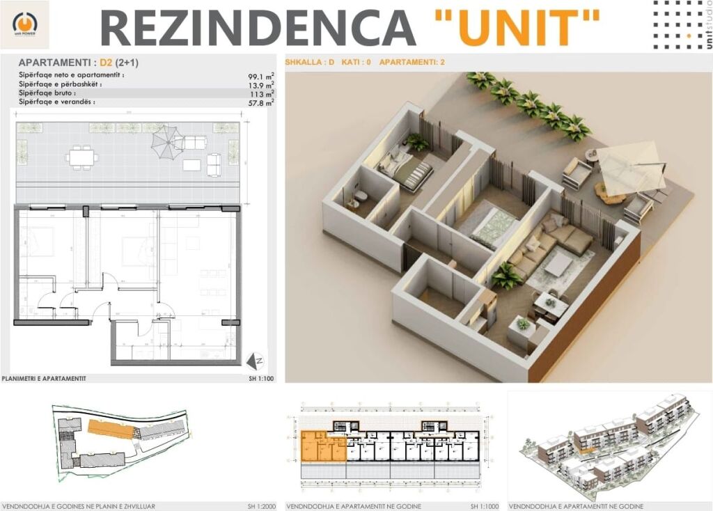 🏢 APARTMENT 2+1 FOR SALE – RESIDENCE “UNIT”