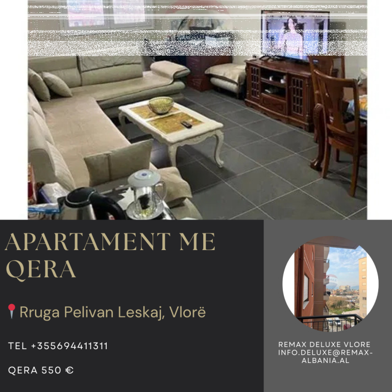 🌟 Apartament 2+1 me Qira në Skele, Vlorë – Me Garazh! 🌟