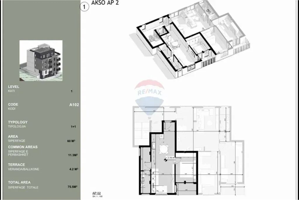 Appartamento 1+1 in vendita al Lago di Farka!