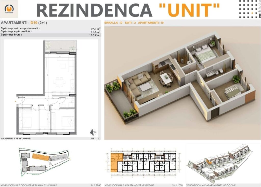 🏢 Apartment 2+1 for Sale – Unit Residence