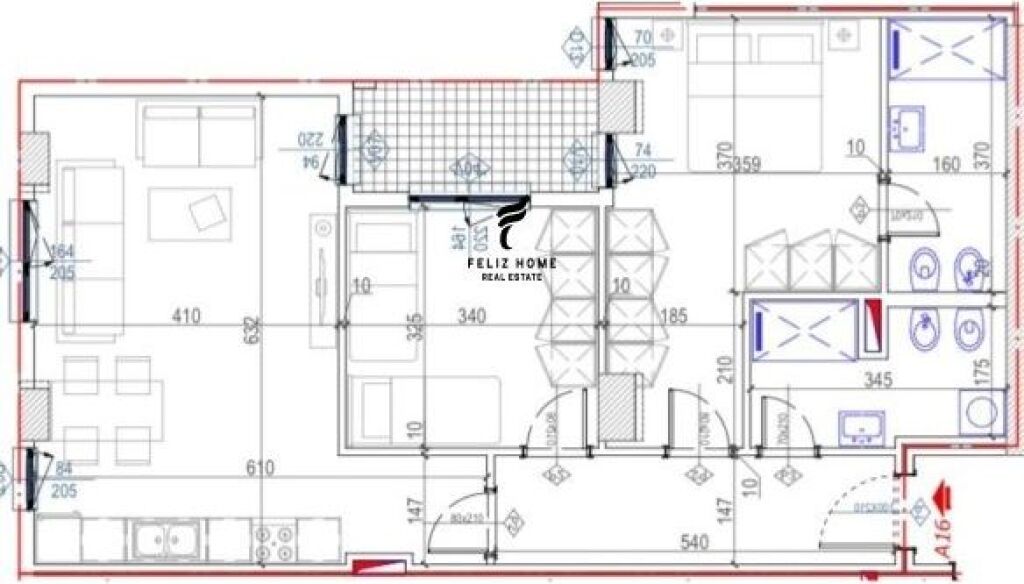 SHITET APARTAMENT 2+1+2 KOMUNA E PARISIT 309.000 EURO FH-603