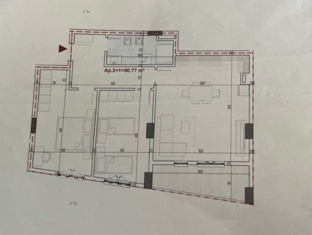 ‼️1050€/m2‼️ 📍Paskuqan ✨Apartment 2+1 for sale