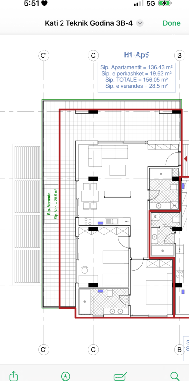 Apartament 2+1+2 në Next By Vala Mar