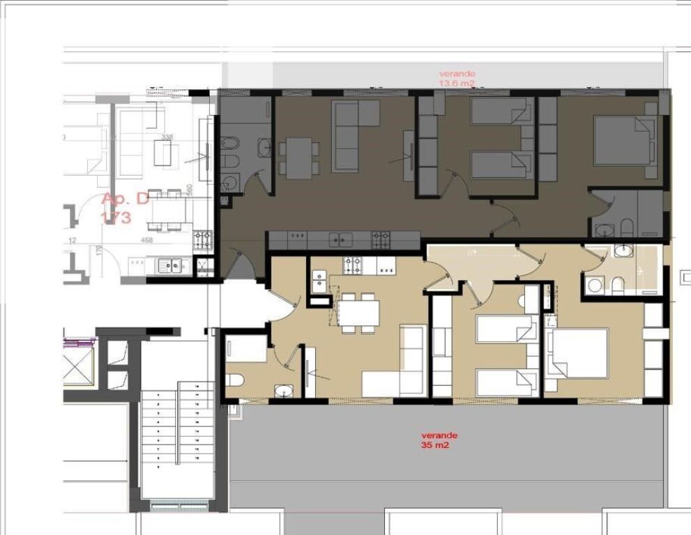 Shitet Apartament 2+1 te Univers City , Tirane