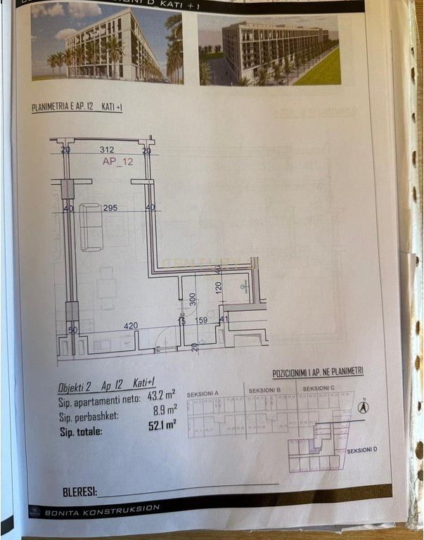 SHESIM APARTAMENT 1+1 TEK KOMPLEKSI VIENA MUNDESI PAGESE ME KESTE!