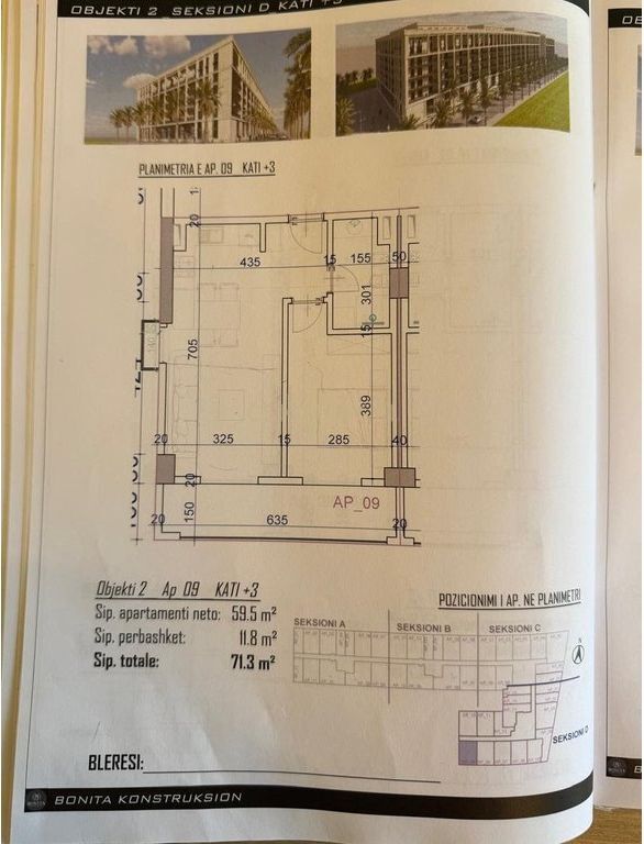 SHESIM APARTAMENT 1+1 TEK KOMPLEKSI VIENA MUNDESI PAGESE ME KESTE!
