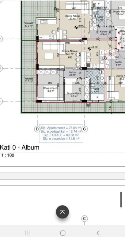 Apartment 2+1 for sale, Porto Lalzi