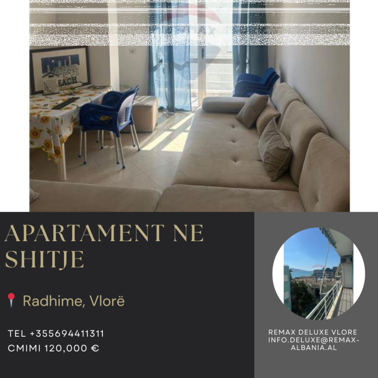 🌊 Apartment with Magical Sea View in Radhimë – An Opportunity Not to Be Missed!