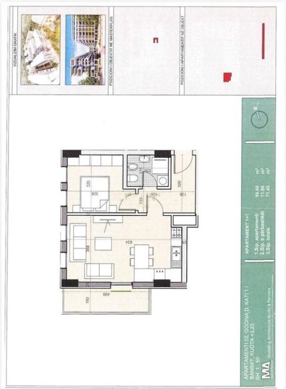 Appartamento 1+1+ Posto Auto in vendita a Univers City