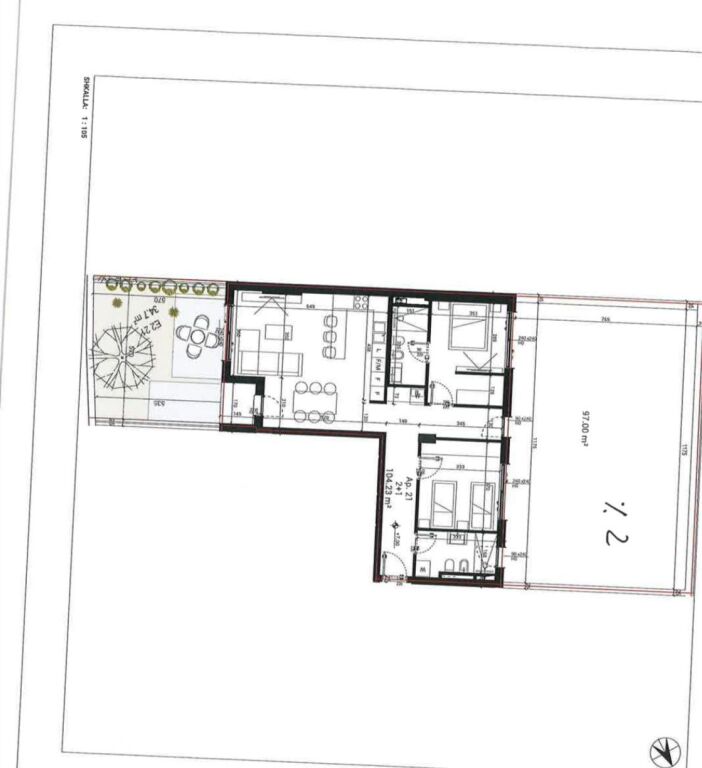 Apartment for sale 2+1+2