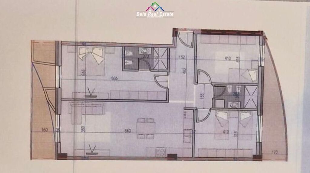 Zyre Me Qera 3+1 Tek Mine Peza (ID BZ2864) Tirane