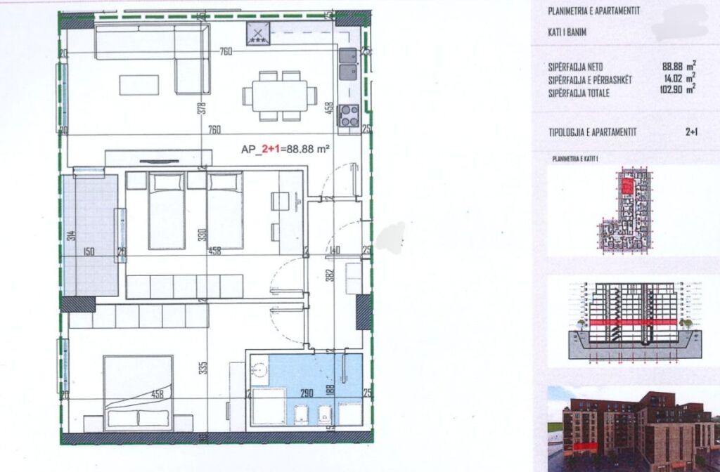 SHITEN 4 APARTAMENTE KLERINGU NË QENDER KAMEZ