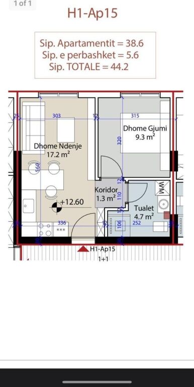 Appartamento 1+1 in vendita, Porto Lalzi