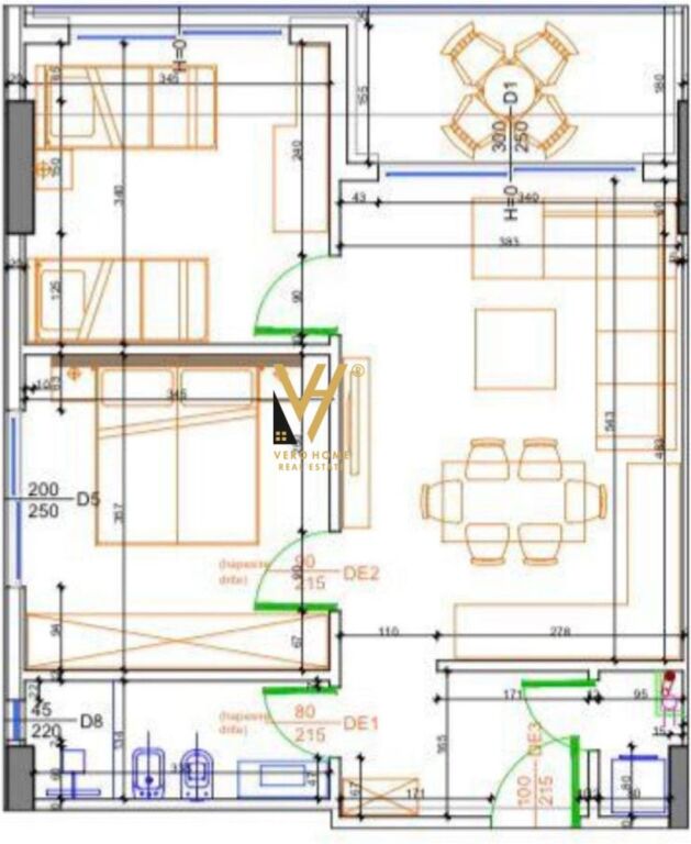 VENDESI APPARTAMENTO 2+1+BLK PRESSO RES.LIBURNA, GOLEM 111.000 EURO