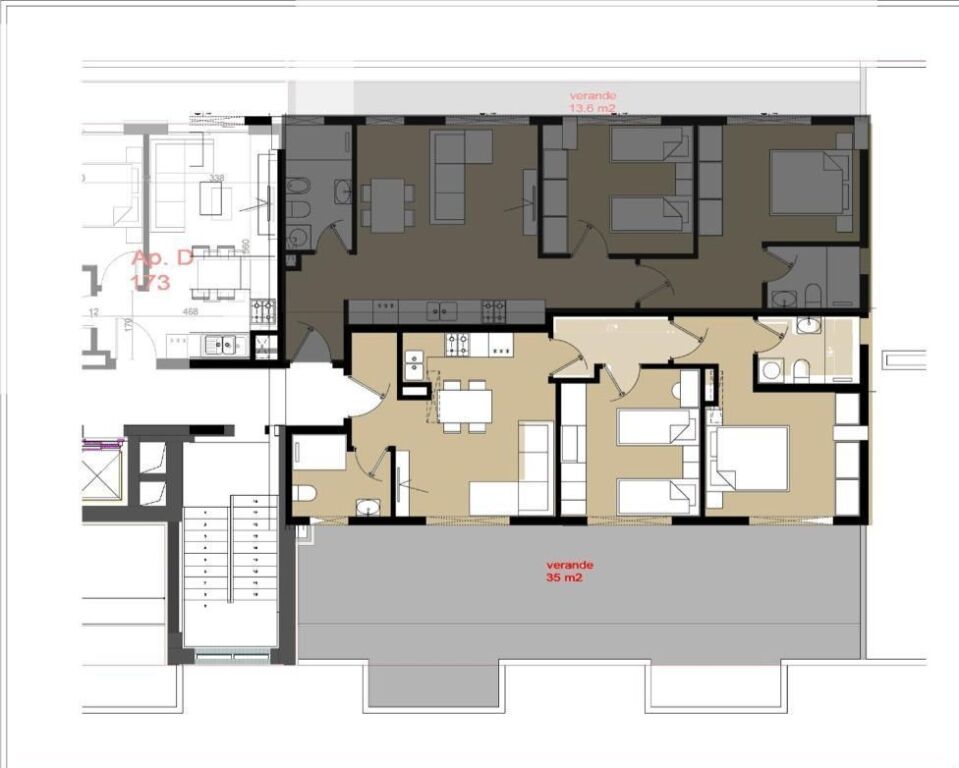 Shitet apartament 2+1+2 , Univers City QTU