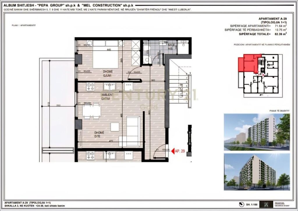 APPARTAMENTO 1+1 IN VENDITA PRESSO L'EX CAMPO DELL'AVIAZIONE 120.000 €