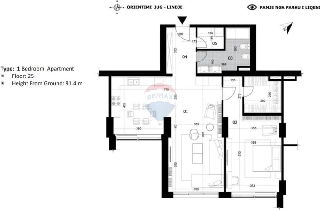 APPARTAMENTO 1+1 IN VENDITA A DOWNTOWN 1