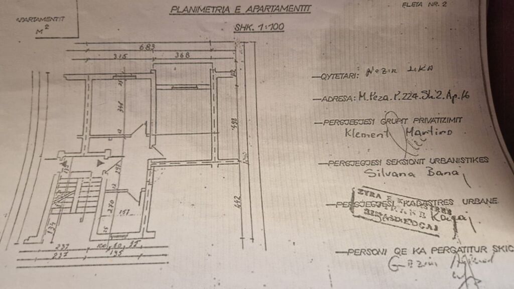 OCCASIONE! APPARTAMENTO 1+1 IN VENDITA - Via Mine Peza, Tirana